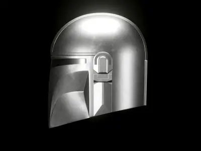 The Mandalorian Helmet 3D model purchase