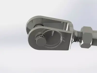 Turnbuckle M12x250 3D model
