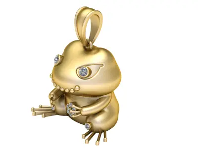 FROG INSECT PENDANT 3D PRINTABLE MODEL 3D print model