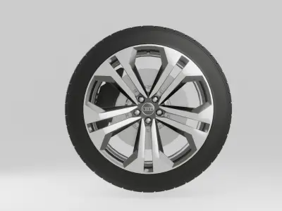 Audi Q8 2019 Wheel 3D model
