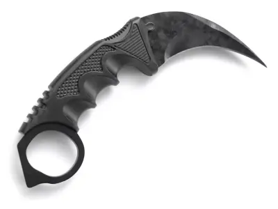 Tactical Knife Low-poly 3D model 7