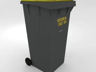 Wheelie Bin 3D model