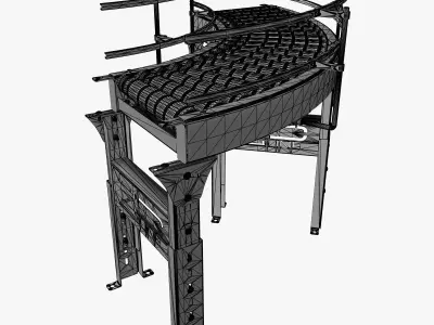 Conveyor - Zipline RLCDC 3D model