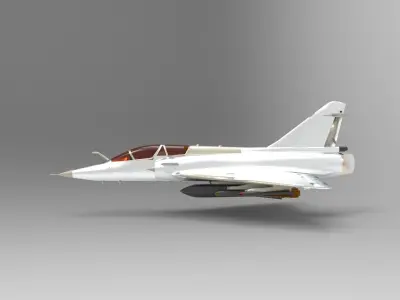 dessault mirage 2000 1 3D model