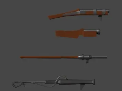 Early Firearms Asset Pack 3D model