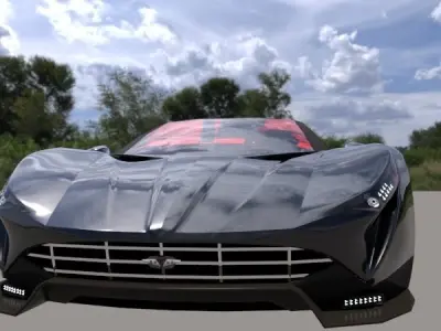nice car model 3D model