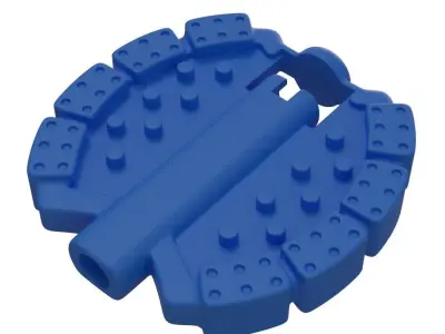 Kids bike pedals 3D model