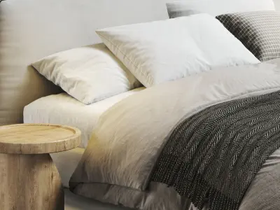 Richard Bed 3D model purchase