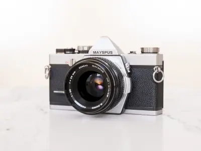 Vintage full-frame camera 3D model