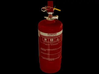Medium Size Fire Extinguisher 3D model