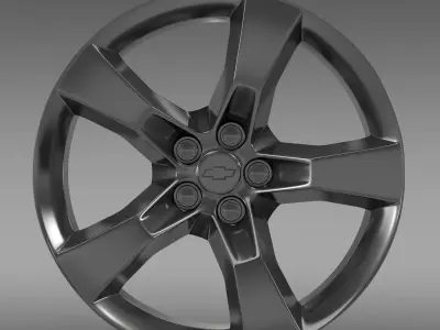Chevrolet Camaro 2010 rim 3D model
