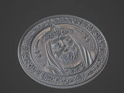 Saladin Medallion 3D print model