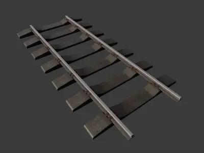 Rail 4M Low-poly 3D model