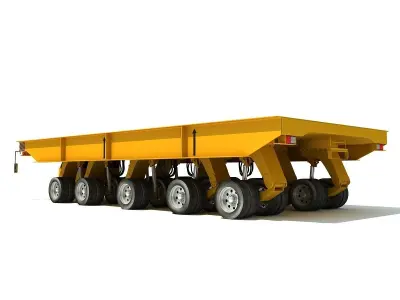 Shipyard Transporter Vehicle 3D model