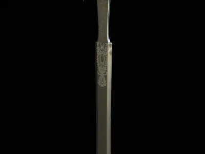 Sword Low-poly 3D model 92