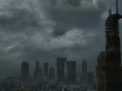  Ruined City Post Apocalyptic 