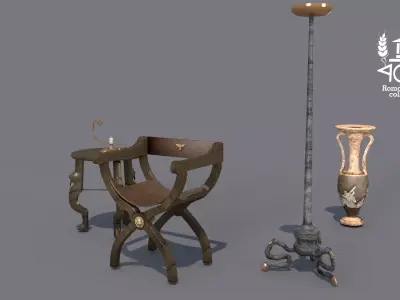 Roman Island Furniture 3D model