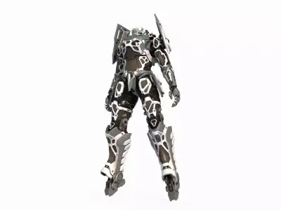 Future Sci-Fi Fighter Armor 3D model