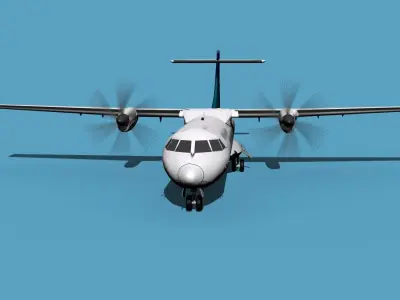 ATR  ATR-72-600 Air New Zealand 3D model