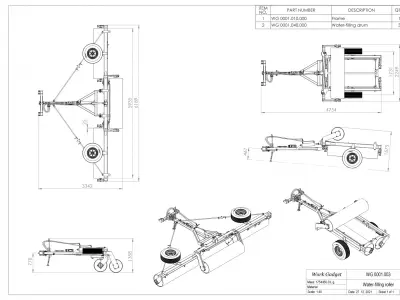 WG 0001 - grassland roller 3D model