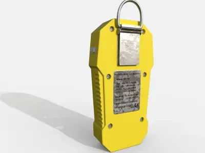 Gas Detector Low-poly 3D model buy