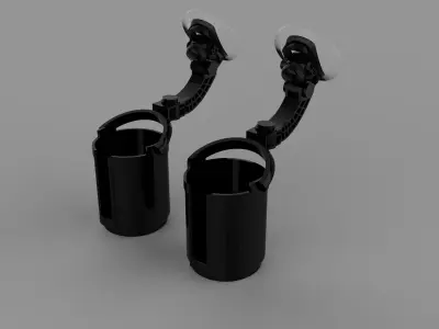 Universal Car Cup Holder 3D model