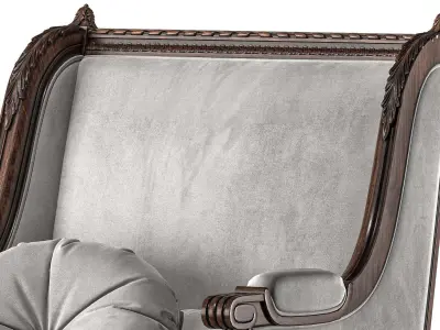 chairish armchair art 6958 3D model