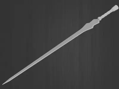 Sword Collection two swords Low-poly 3D model