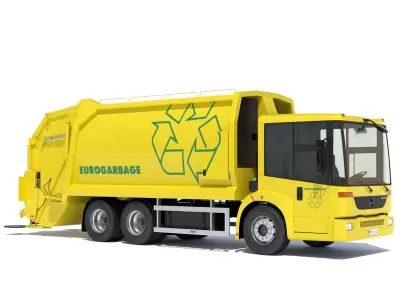 Mercedes Econic Garbage Truck 3D model