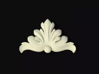 Central decor ornament for furniture Free 3D model 19