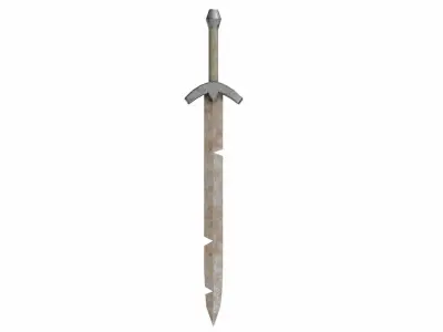 Oldsword  Low-poly 3D model