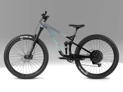 Mountain Bike Low-poly 3D model shop