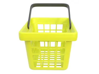 Shopping basket 08 3D model