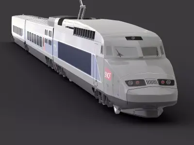 TGV Train 3D model