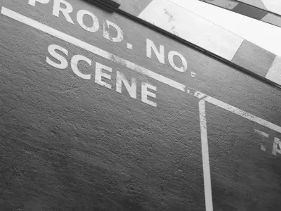 Clapperboard Textured 3D model