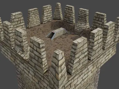 Old Tower 3D model purchase