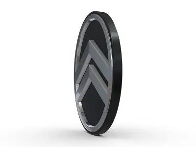 citroen new logo 3D model