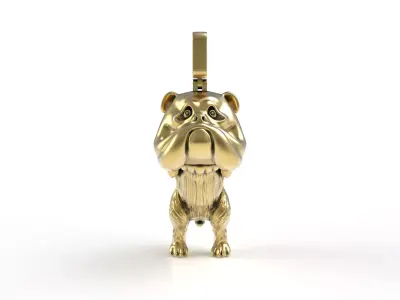 Bulldog Pendant 3D print model
