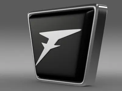 Fenix Automotive logo 3D model