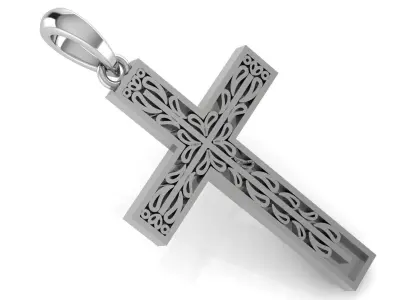 CROSS PENDANT CR215 3D print model