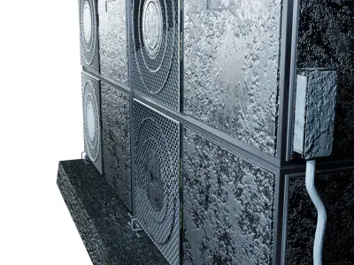 Industrial AC Unit 3D model