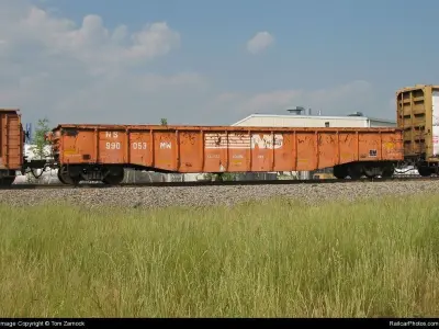HO Norfolk Southern M-271 MOW Crosstie Gondola II 3D print model