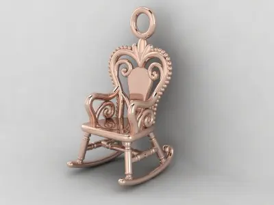 ROCKING CHAIR LUXURY 3D print model purchase