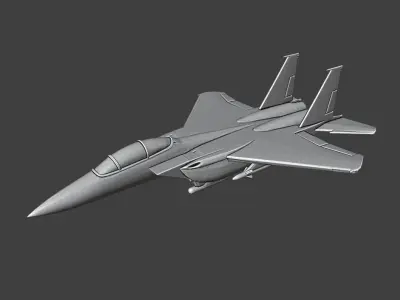 McDonnell Douglas F-15E 3D print model