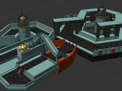 Elmamalek game map 3D model