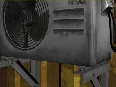 Container 3D model shipping 3D model