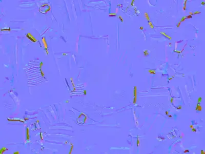 Brown Pistol 3D model