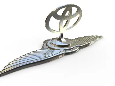Toyota Logo 3D model by 3dlogoman from CGTrader