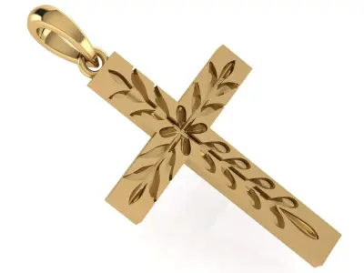 CROSS PENDANT CR216 3D print model