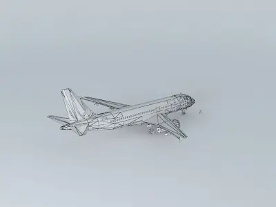 Airbus A320  Free 3D model